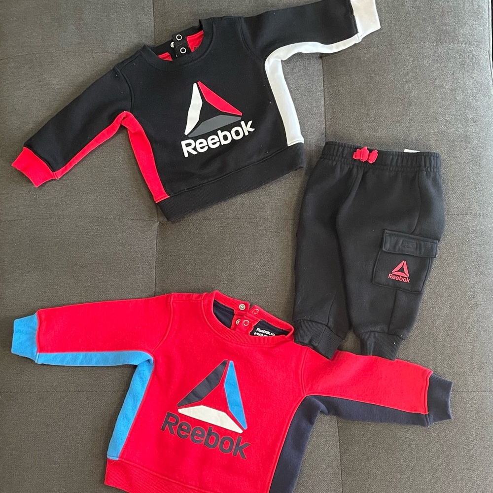 Reebok‎ Baby 3 Piece Sweatsuit Set